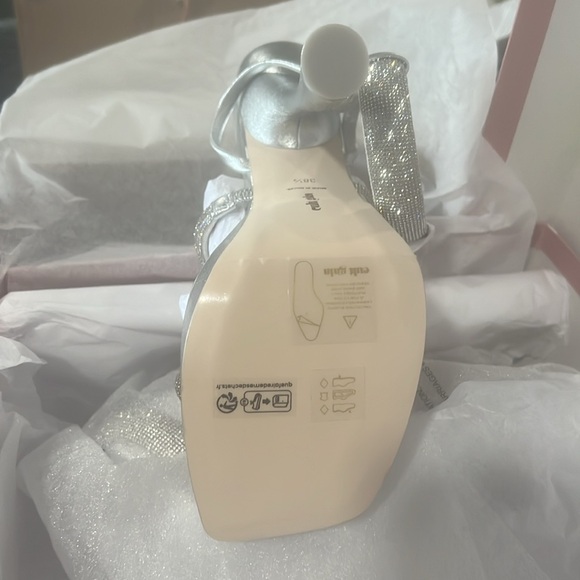 CULT GAIA SOLD OUT ELODIE SILVER PLATFORM SANDAL SIZE 8.5 - Picture 14 of 16